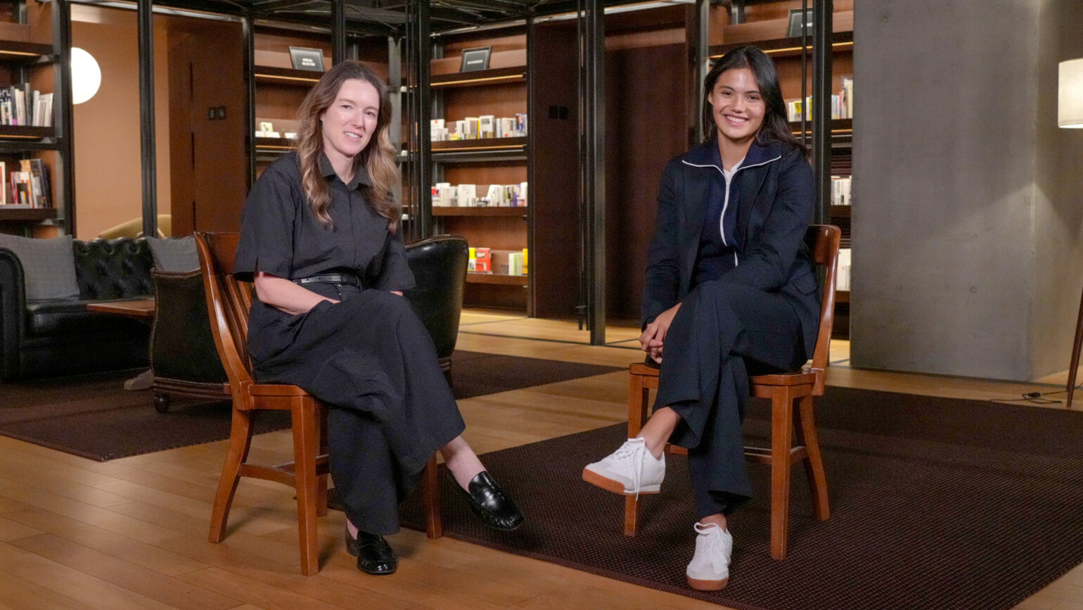 Clare Waight Keller and Emma Raducanu