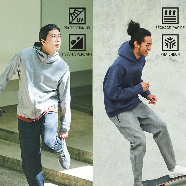 Des vêtements de sport fonctionnels