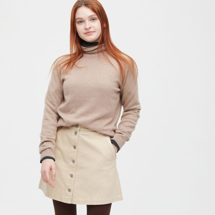 Uniqlo jupe on sale velours
