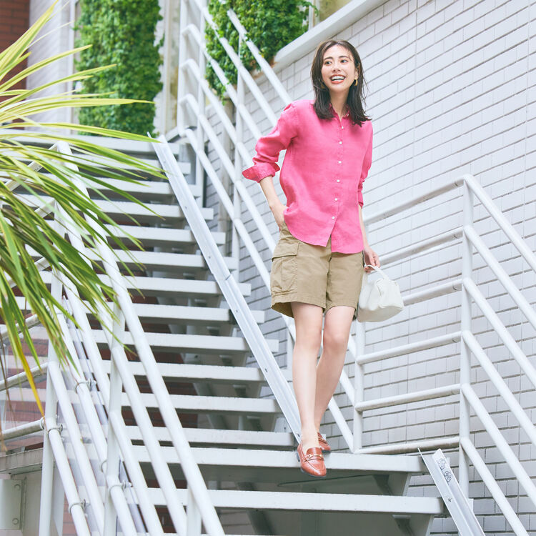 7 facons de porter une chemise en lin cet ete UNIQLO TODAY UNIQLO FR