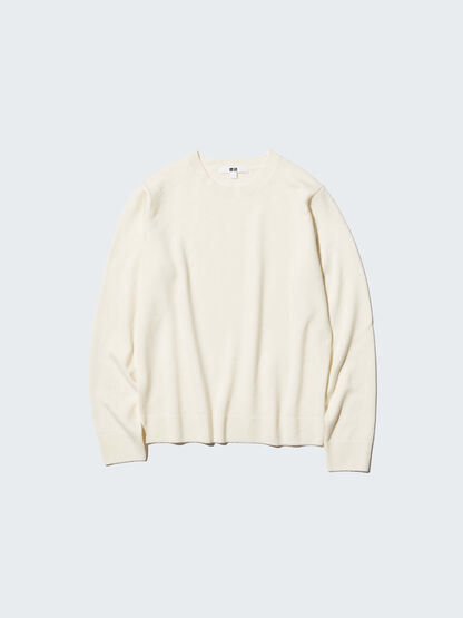 pull blanc cassé