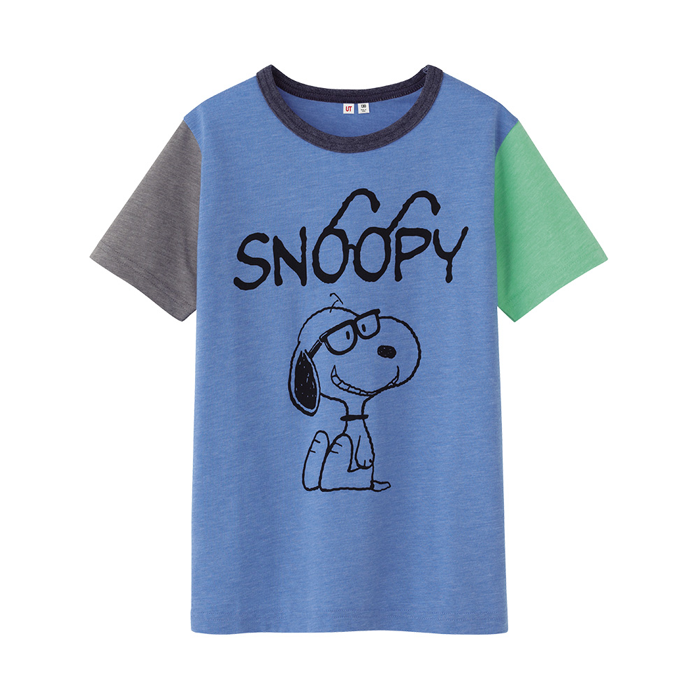 童装snoopy印花t恤(短袖) m