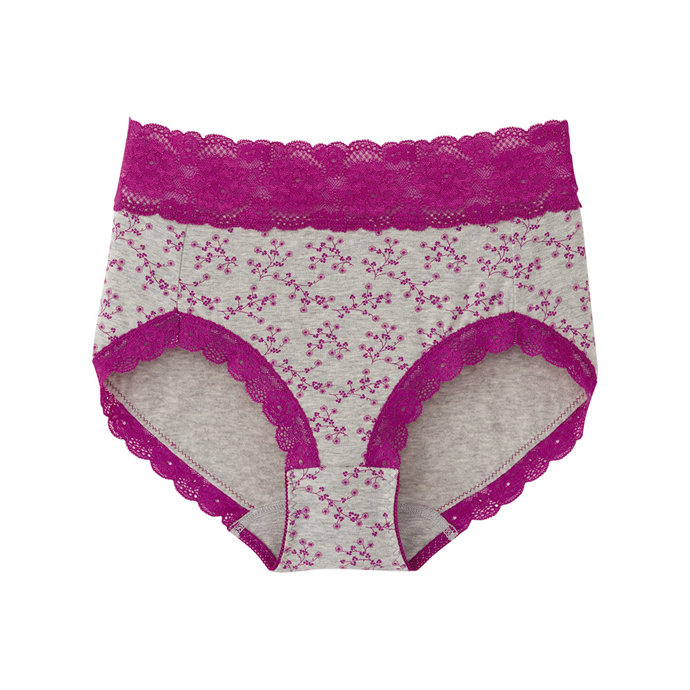 女装高腰内裤(碎花)b