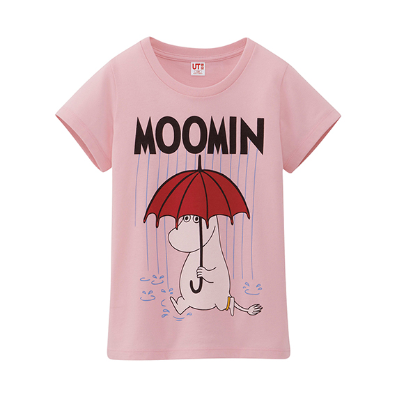 女童moomin 印花t恤 (短袖)