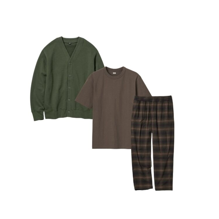 Celana Flannel Motif, Kemeja, dan Sweater