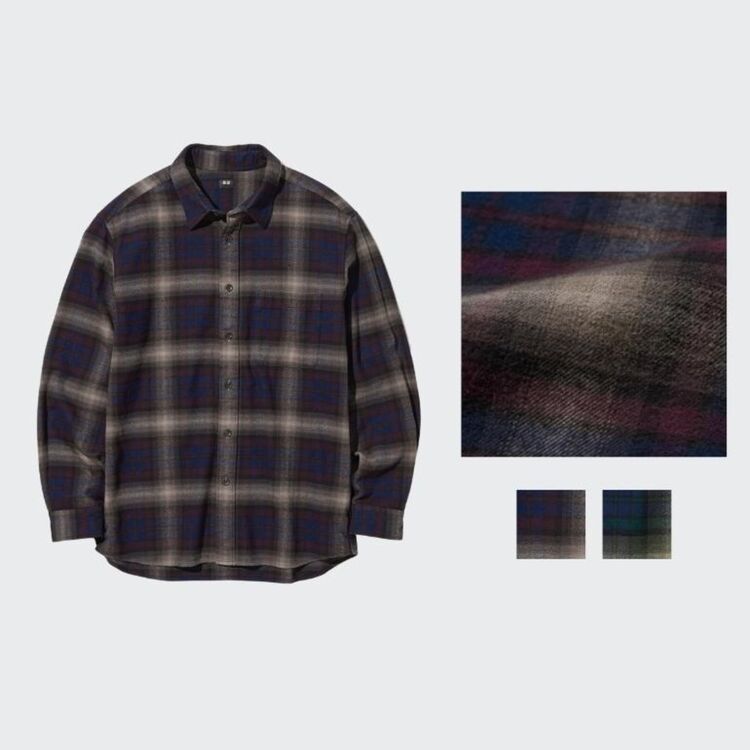 Kemeja Flannel Kotak Lengan Panjang