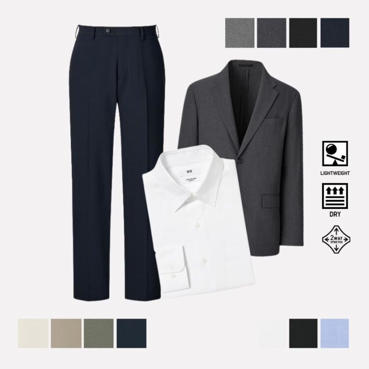 Celana Miracle Air dan Kemeja Non Iron Slim Fit Lengan Panjang