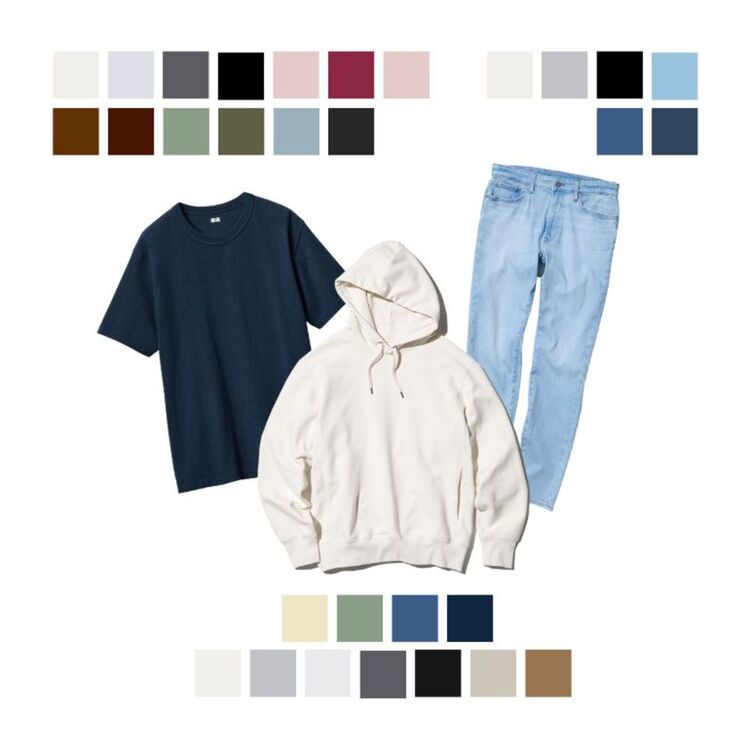 2. Jaket Sweat Hoodie Pullover + T-shirt Kerah Bulat + Jeans EZY Ultra Stretch