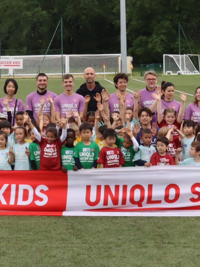 120 Anak-anak Berpartisipasi dalam JFA UNIQLO Soccer Kids di Prancis