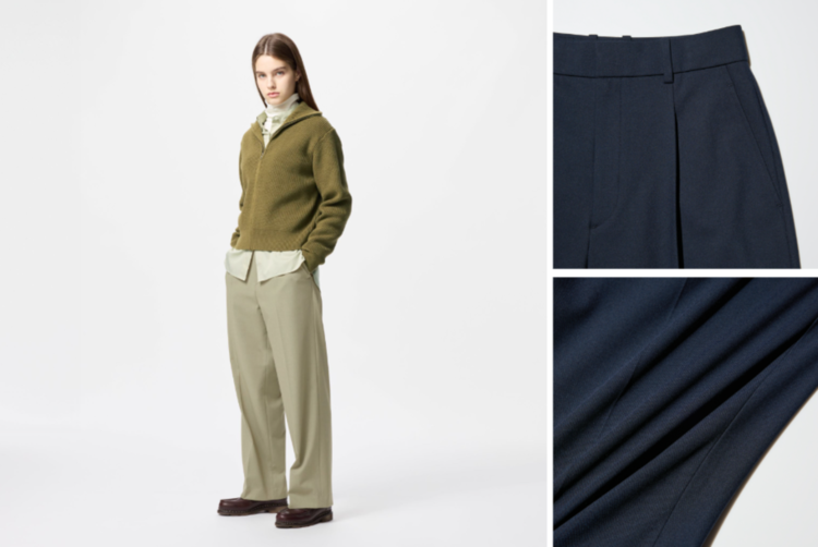 pleated pants