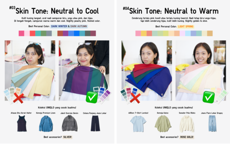 neutral to cool neutral to warm