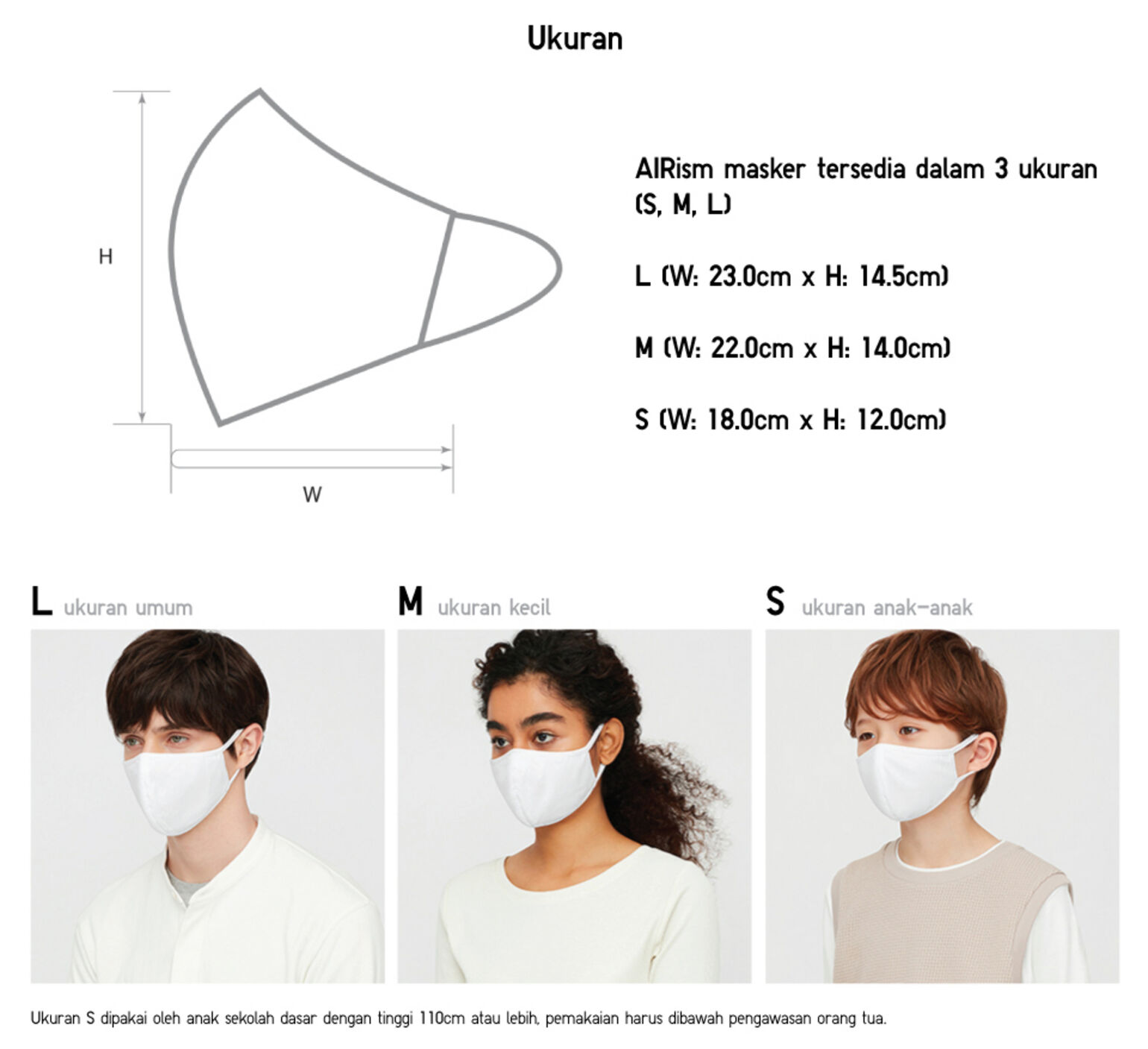 masker uniqlo