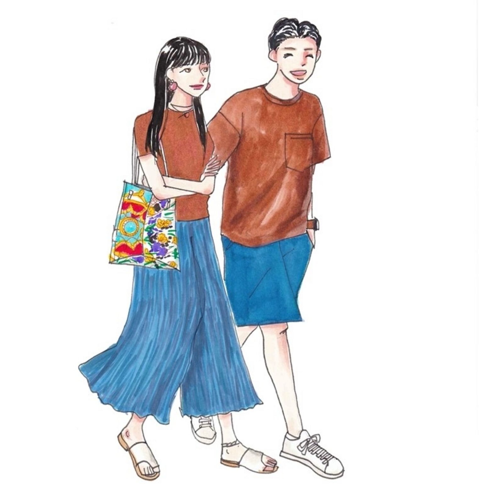 t-shirt warna solid ungu