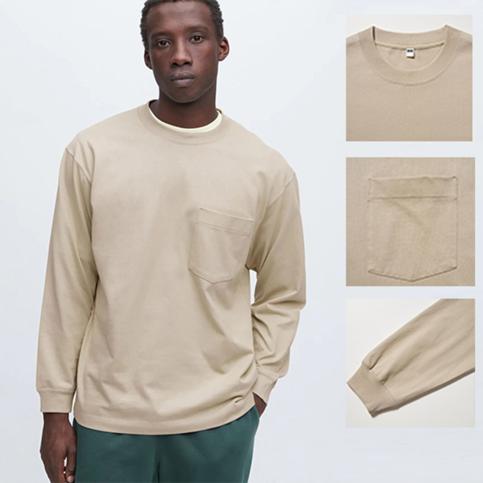 t-shirt katun crew neck