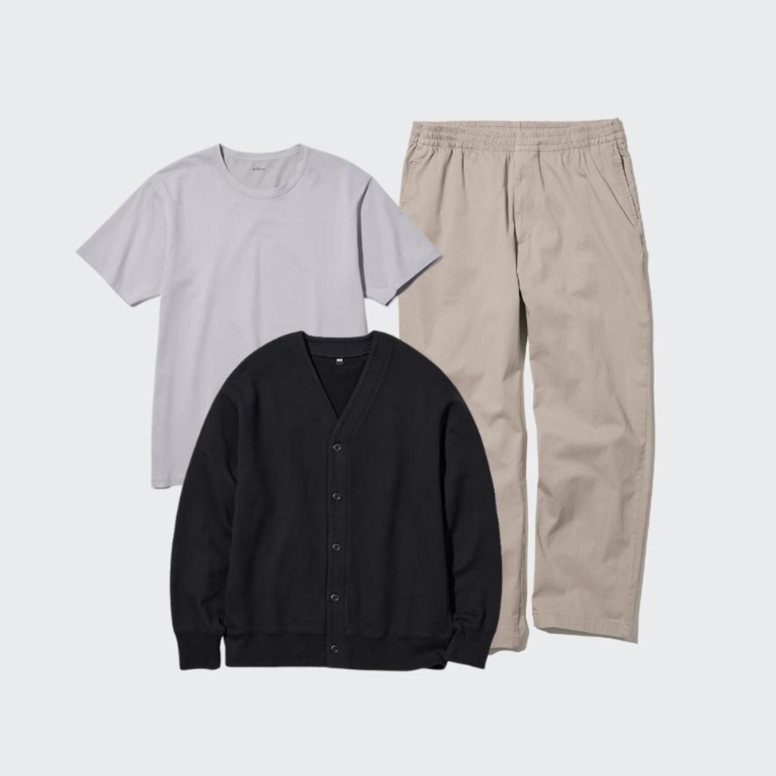 Kaos, Cardigan, dan Ankle Pants