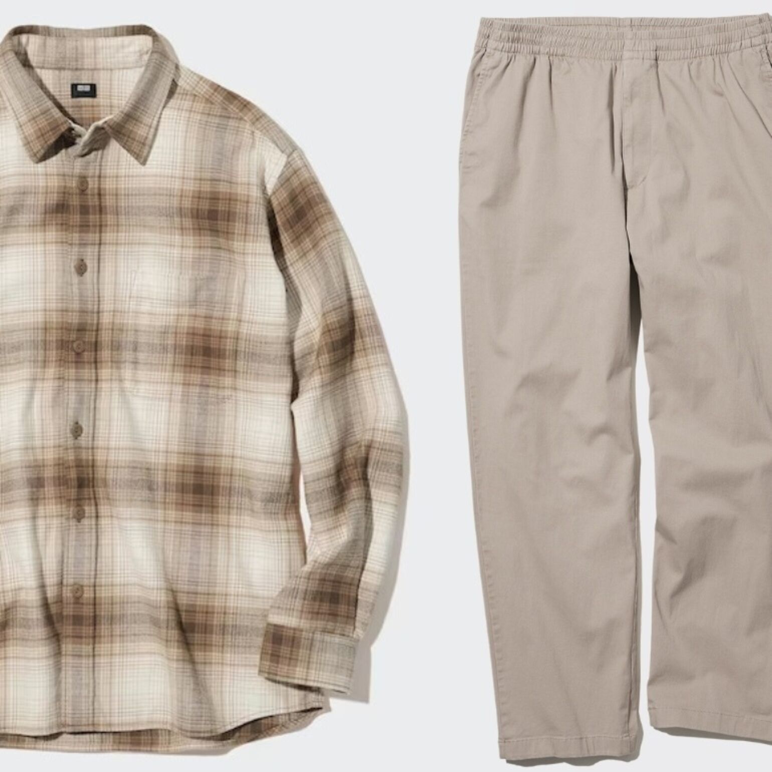 4. Kemeja Flanel dan Celana Panjang