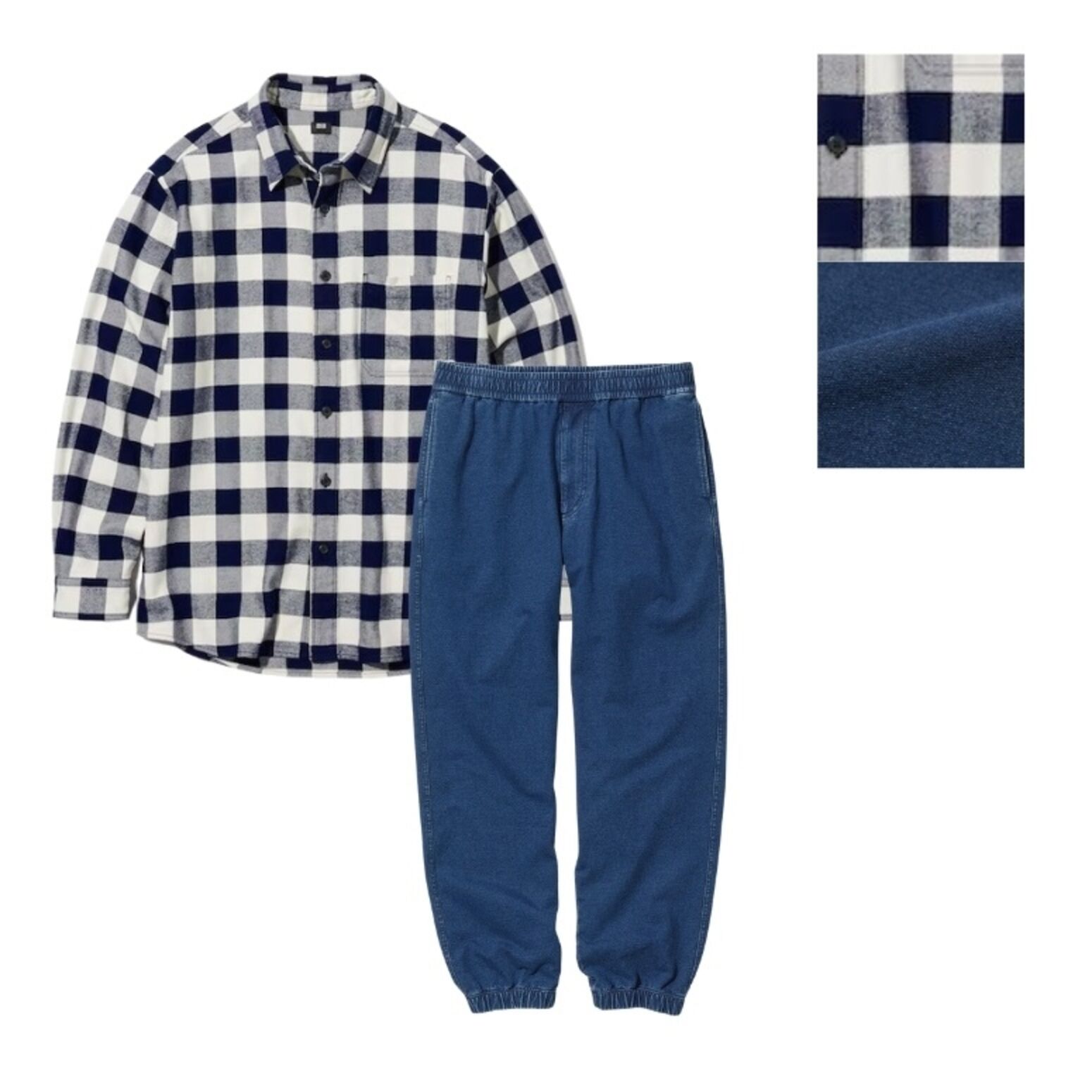 Kemeja Flanel dan Celana Denim