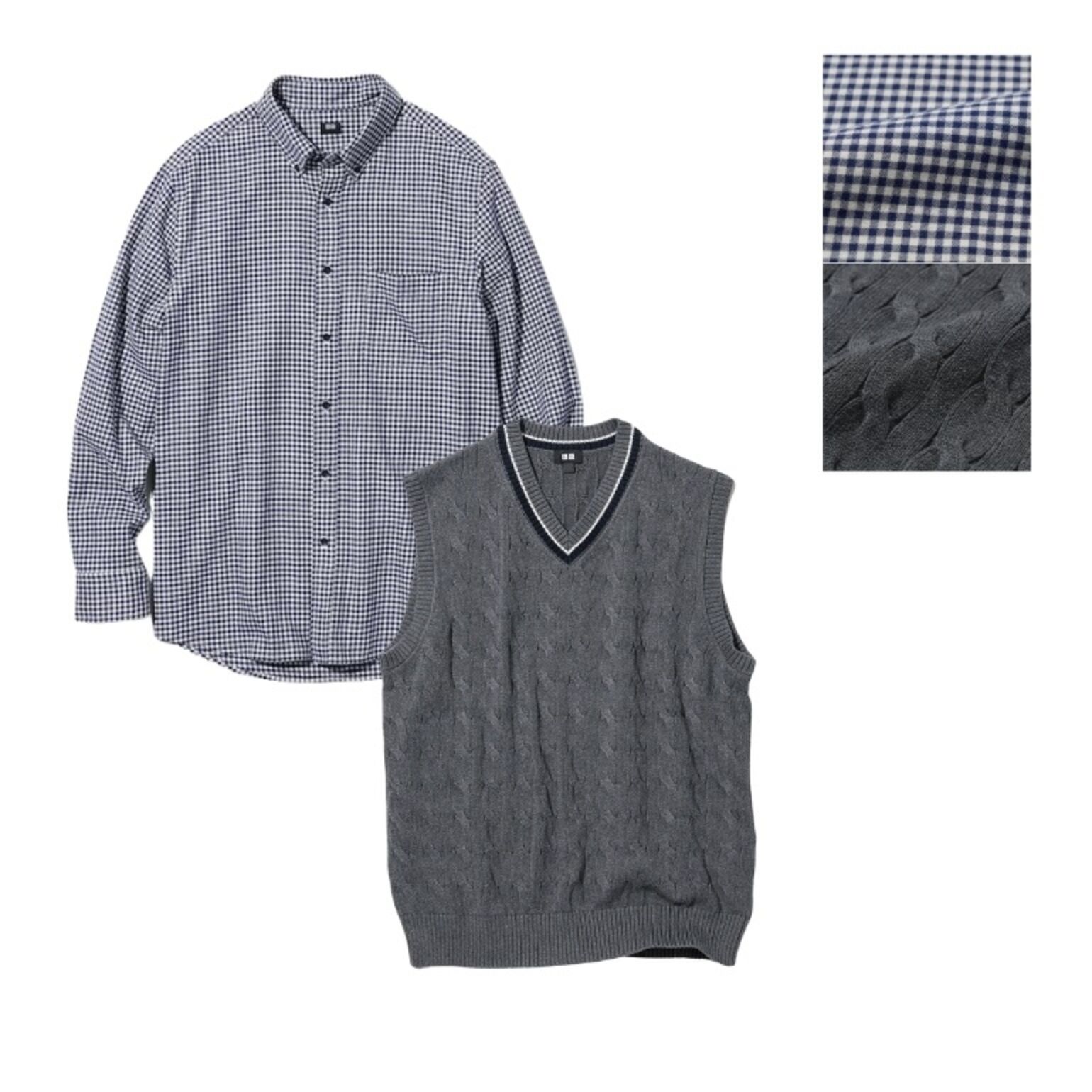 Kemeja Flanel dan Rompi