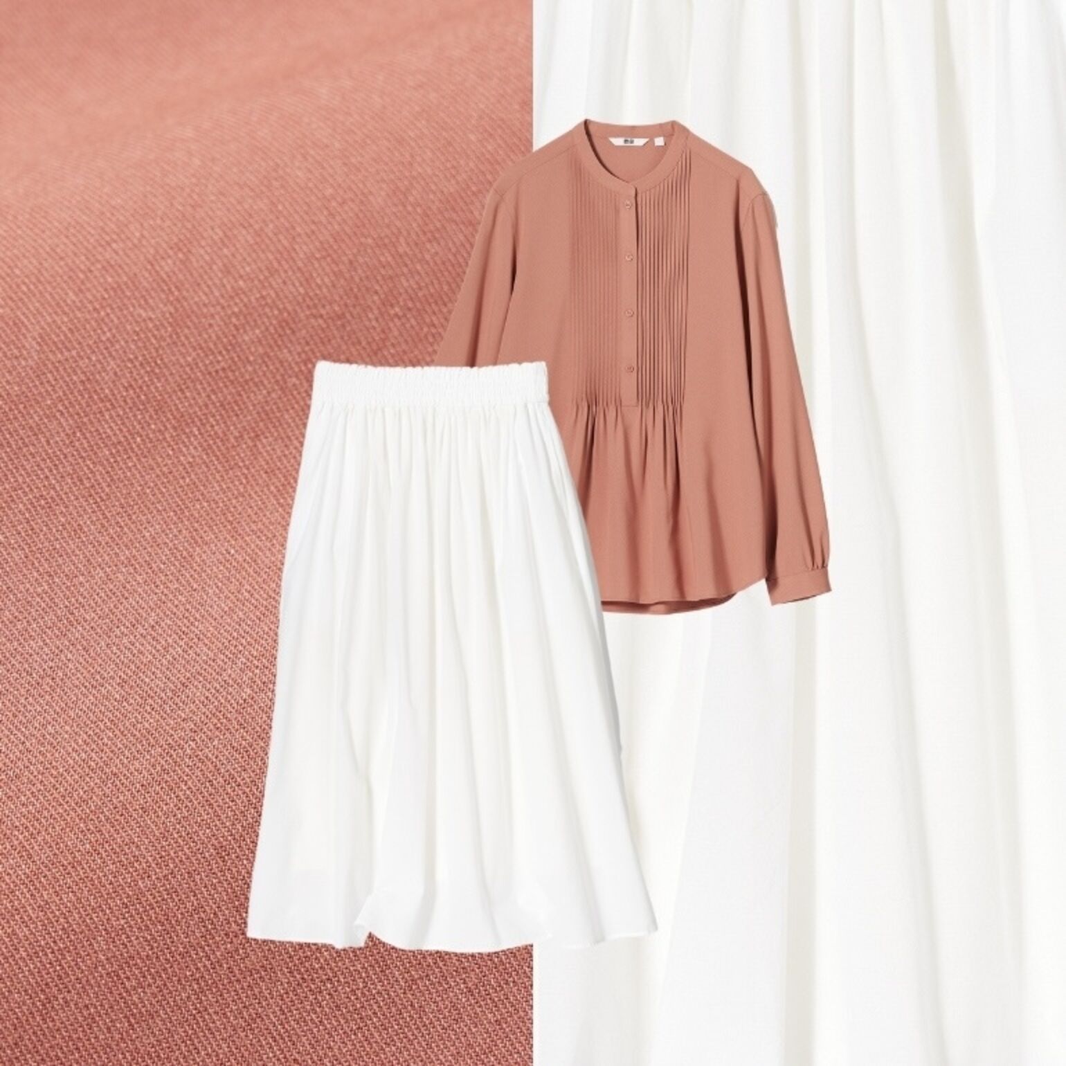 4. Rayon Blouse dan Skirt