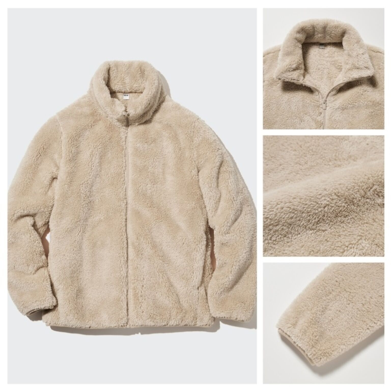 Jaket Fleece Lembut Resleting