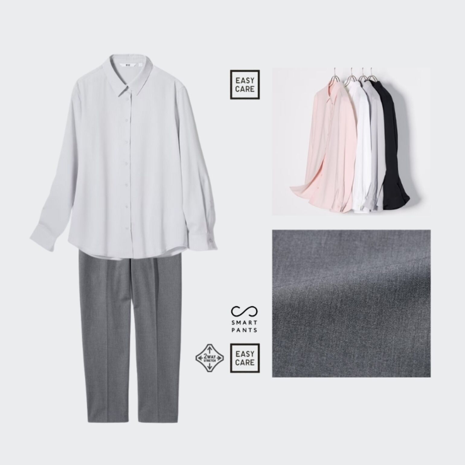 Rayon Lengan Panjang dan Celana Ankle