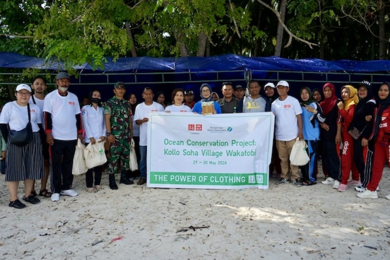 Ocean Conservation Project UNIQLO di Wakatobi