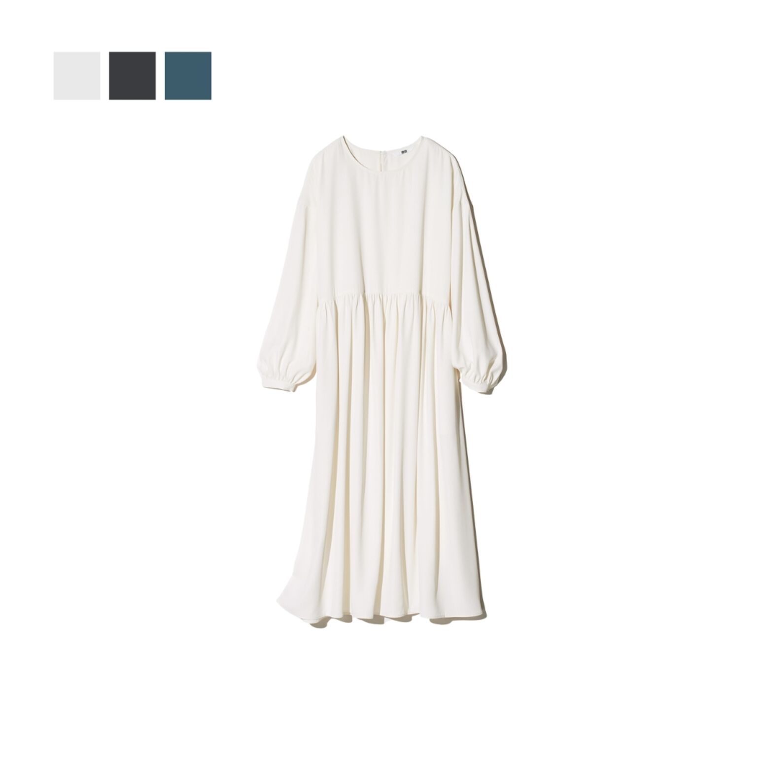 6. Gaun Gathered Drape Dry