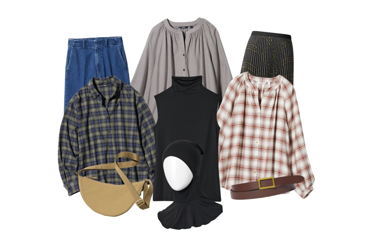 4 Ide OOTD Kemeja Flanel Untuk Wanita Hijab