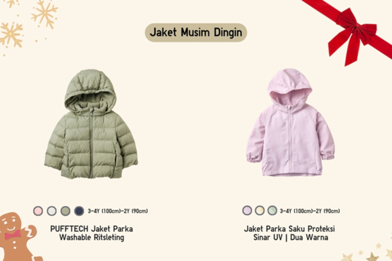 jaket berbagai cuaca