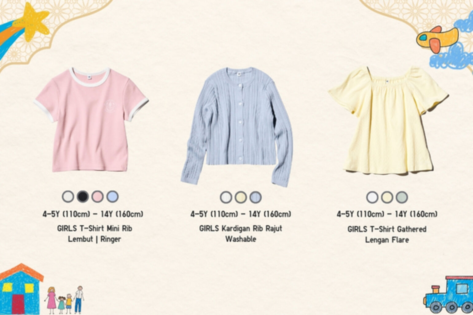 atasan anak perempuan