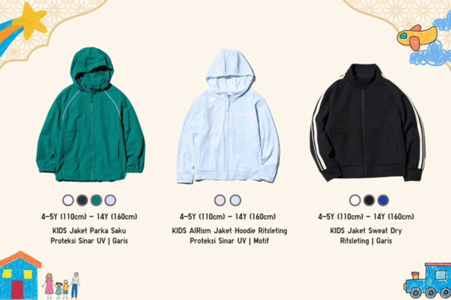 jaket anak fungsional