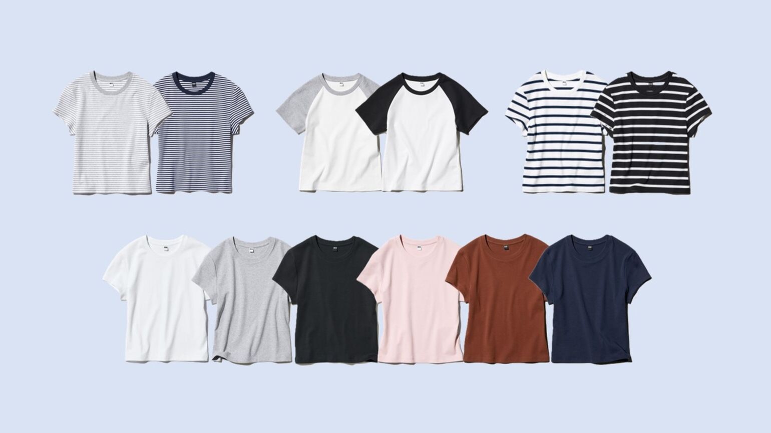 various mini tee