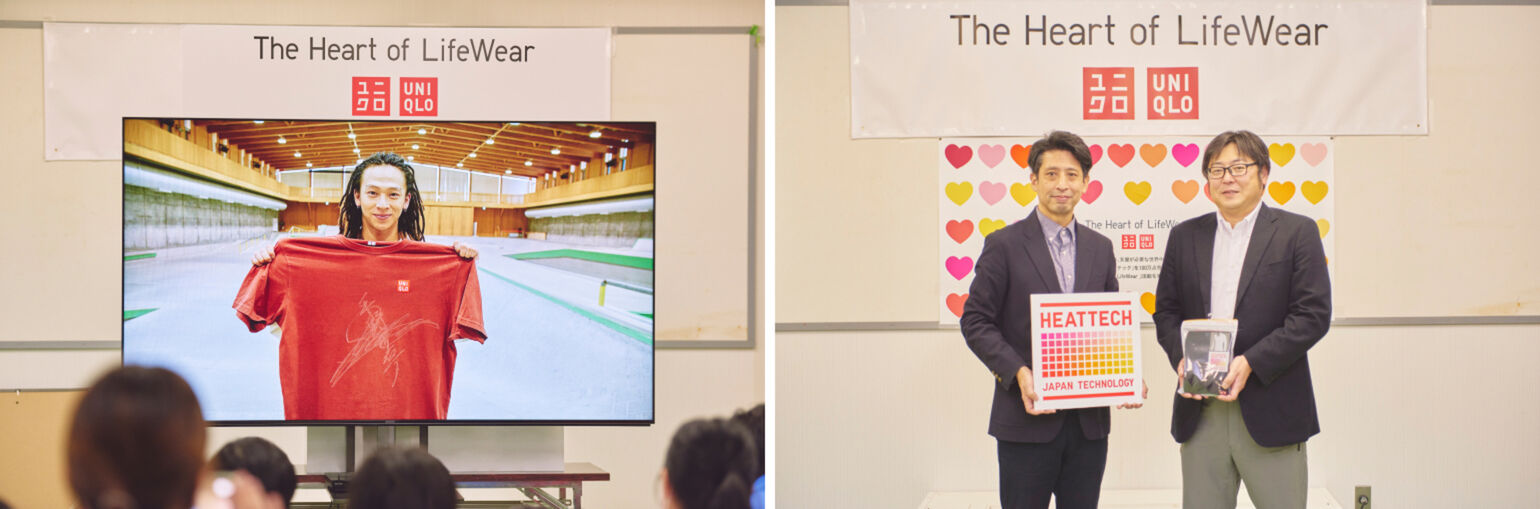 UNIQLO Delivers HEATTECH to Children, Along with a Heartfelt Message from Ayumu Hirano