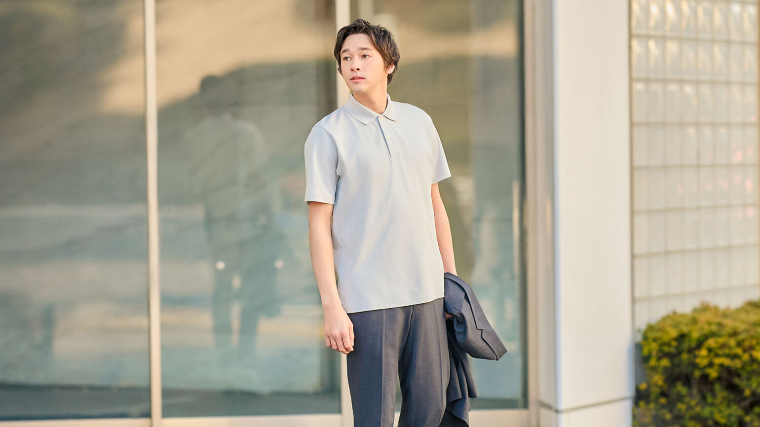 AIRism Cotton Pique Polo Shirt