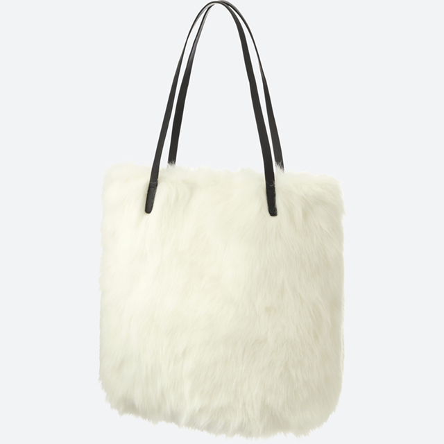 WOMEN INES FAUX SHEARLING BAG