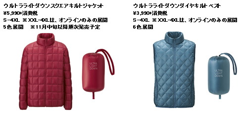 2014年秋冬 ユニクロ ウルトラライトダウン本格販売開始 Uniqlo ユニクロ