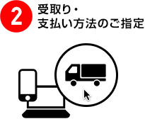 受取り・支払い方法の指定