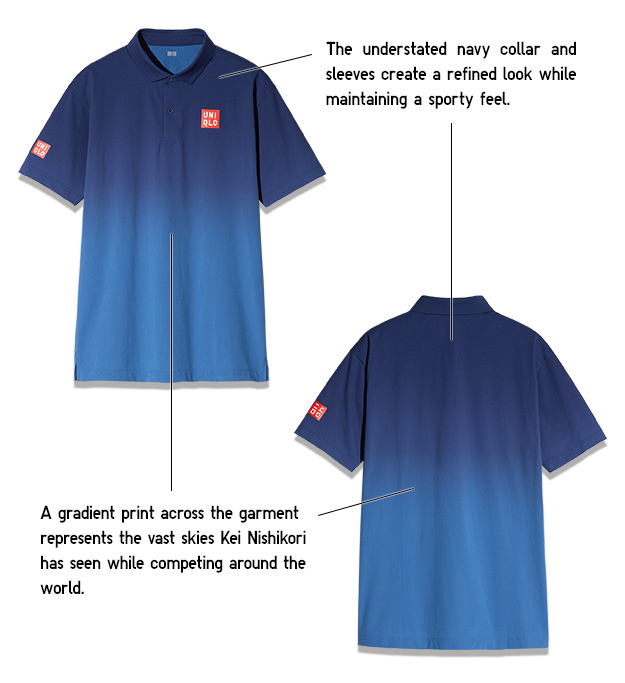 Polo shirt of Kei Nishikori Latest Model