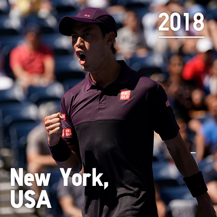 🔥Ready Stock🔥 100% UNIQLO MEN TENNIS SHIRT KEI NISHIKORI DRY-EX POLO  SHIRT