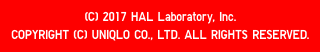 (C) 2017 HAL Laboratory, Inc. COPYRIGHT (C) UNIQLO CO., LTD. ALL RIGHTS RESERVED.