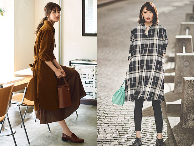 ワイドパンツやスカートと合わせて今年らしく ワンピースコレクション