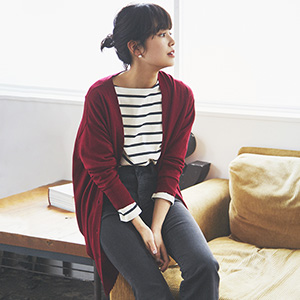 ニットカーディガン