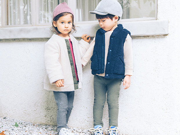 裏地がフリース素材でふんわりあったか フリースレギンス