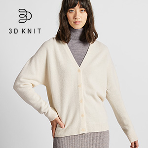 3Dプレミアムラムカーディガン