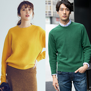 プレミアムラム100％セーター