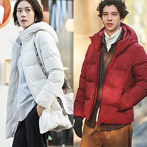 シームレスダウンコート