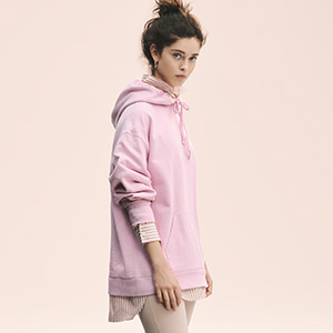 スウェットオーバーサイズパーカ