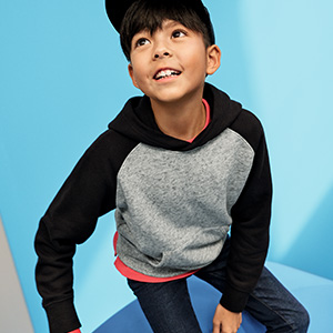 KIDS スウェットプルパーカ