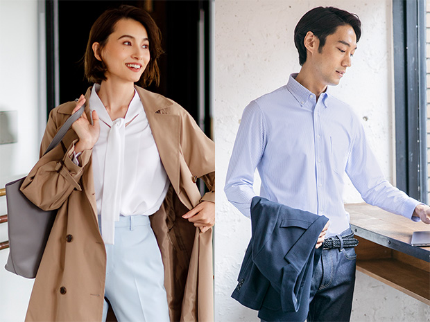 新生活を、快適にスマートに こだわりのシャツで春らしく