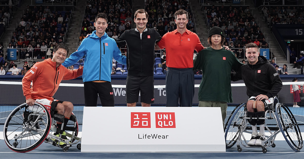 ユニクロ テニス パーカL 錦織 圭選手フランス大会で着用する新作ウェア5月12日（月）より
